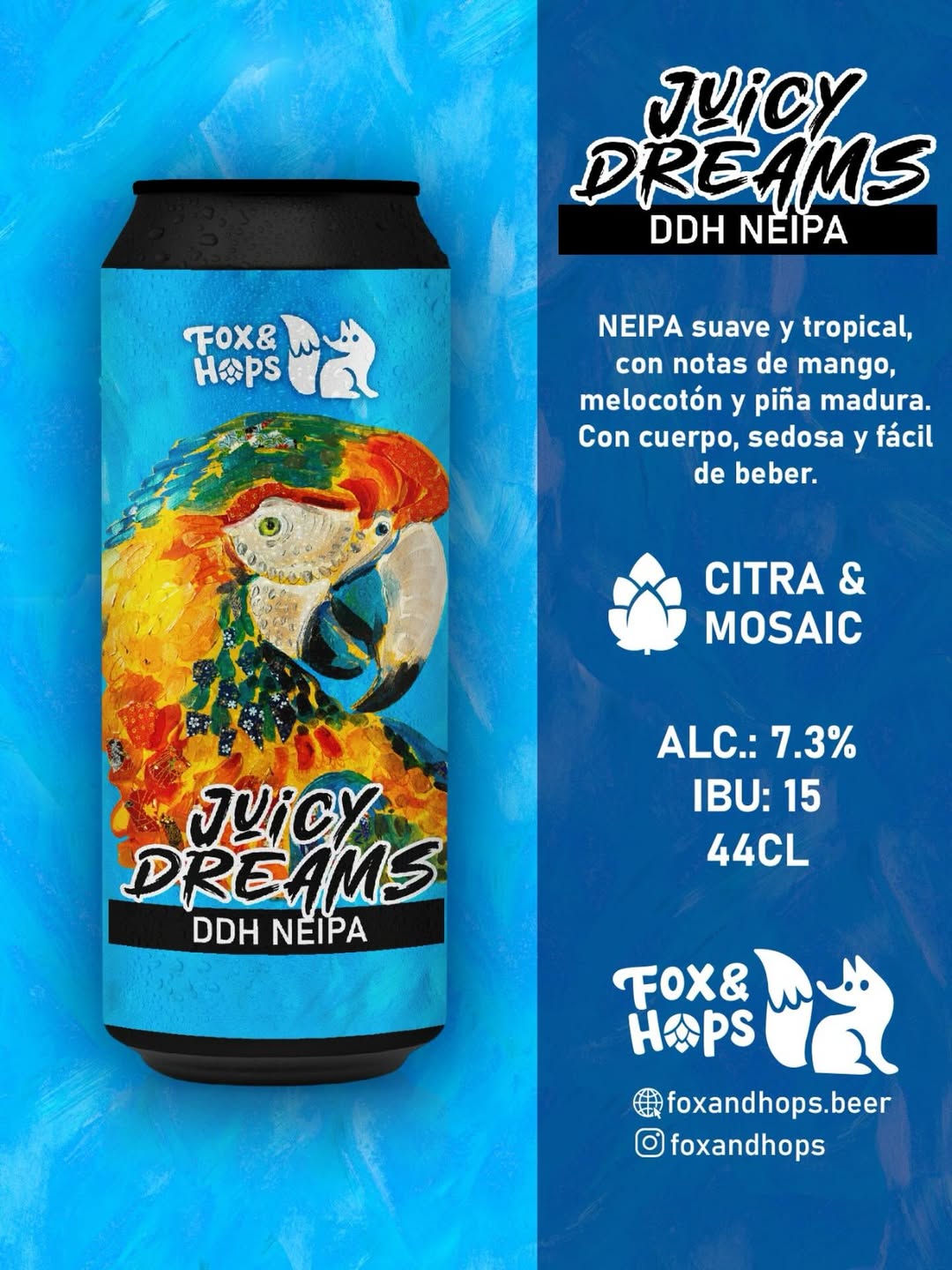 Cerveza Fox&Hops 1